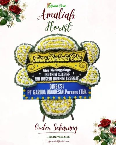 Papan Bunga Duka di Payung